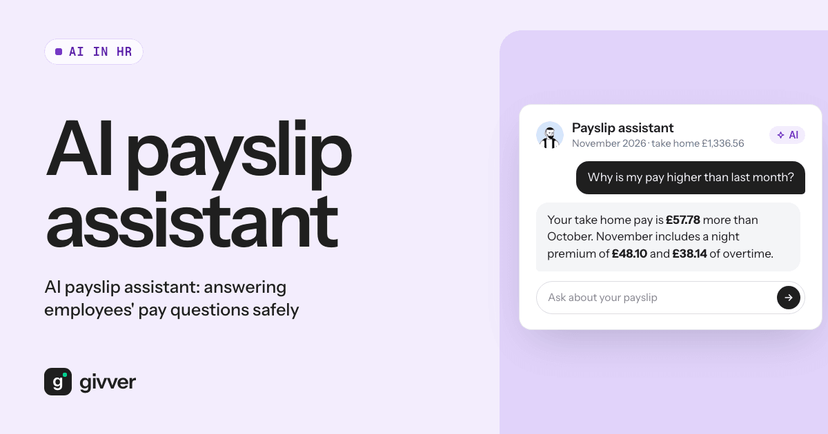 AI payslip assistant: answering employees' pay questions safely