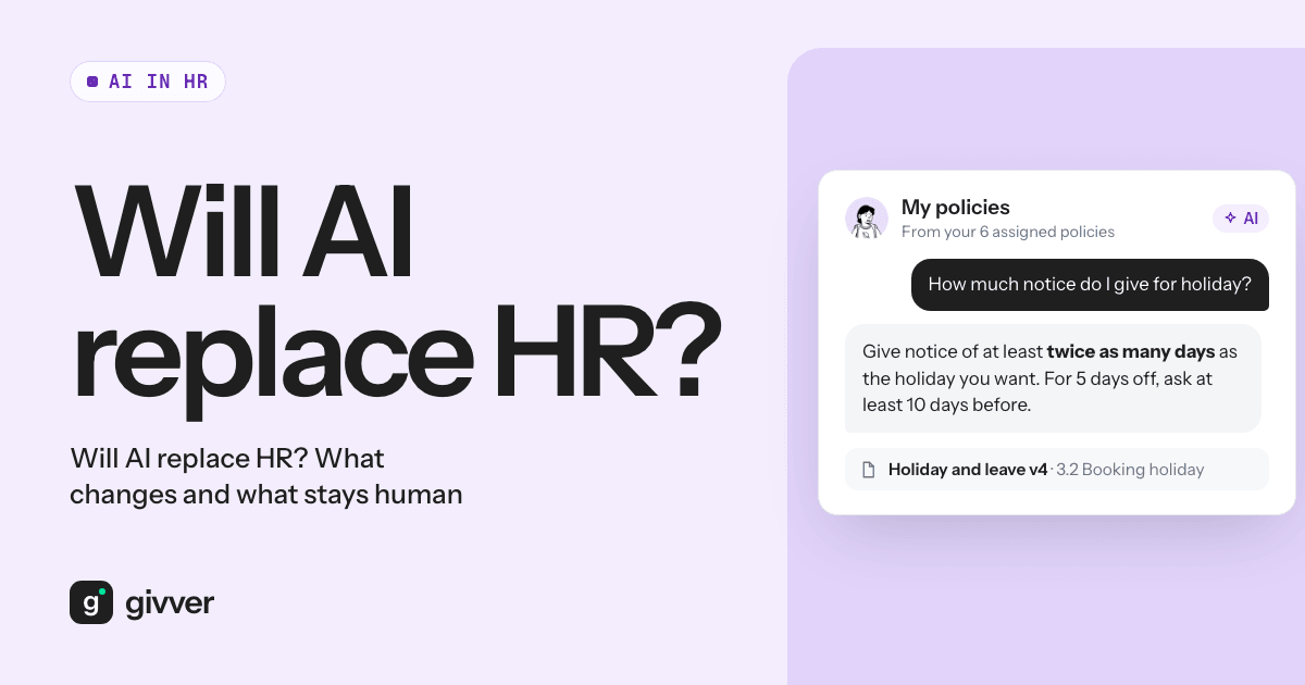 Will AI replace HR? What changes and what stays human